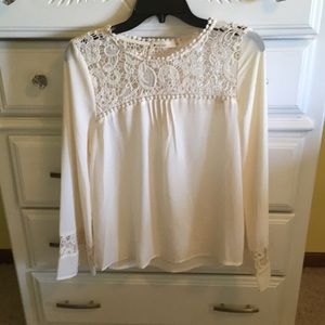 White lace blouse